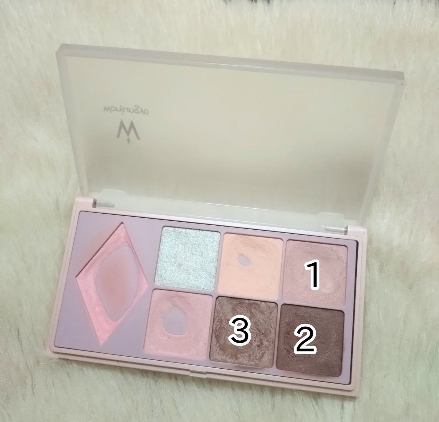 ウォンジョンヨ W デイリームードアップパレット /Wonjungyo/アイシャドウパレットを使ったクチコミ(2枚目)