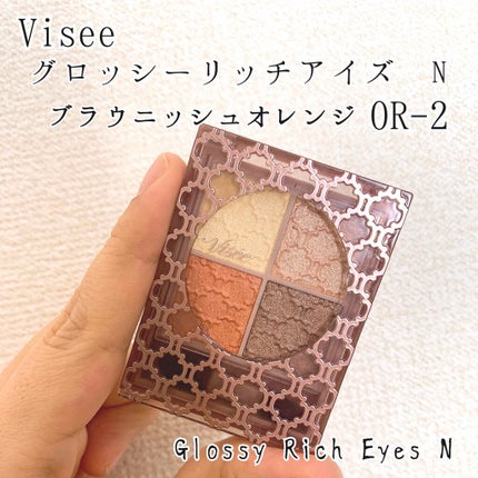 グロッシーリッチ アイズ N/Visée/アイシャドウパレットを使ったクチコミ(1枚目)