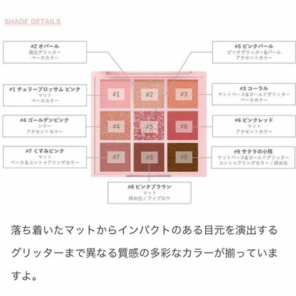 チェリーブロッサム アイシャドウ パレット 2020 Jeju Color Picker/innisfree/アイシャドウパレットを使ったクチコミ(2枚目)