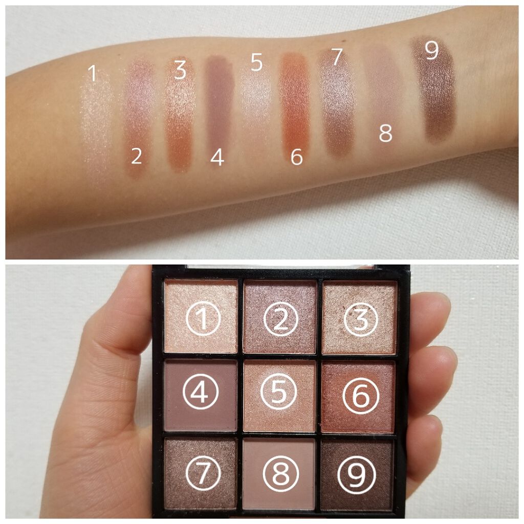 UR GLAM　BLOOMING EYE COLOR PALETTE/U R GLAM/アイシャドウパレットを使ったクチコミ（2枚目）