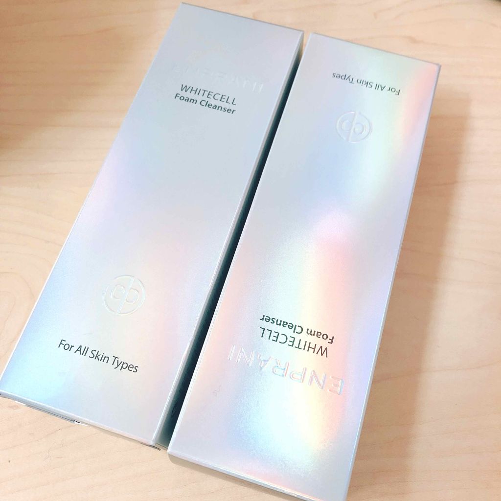 ホワイトセル フォーム クレンザー/ENPRANI（韓国）/洗顔フォームを使ったクチコミ（1枚目）