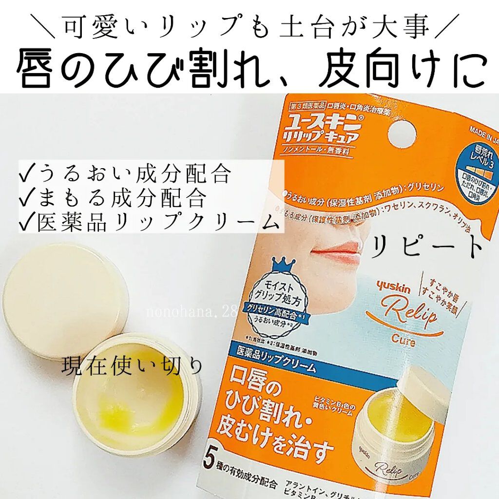 ユースキン メディカルリップクリーム 　(医薬品)/ユースキン/その他を使ったクチコミ（1枚目）