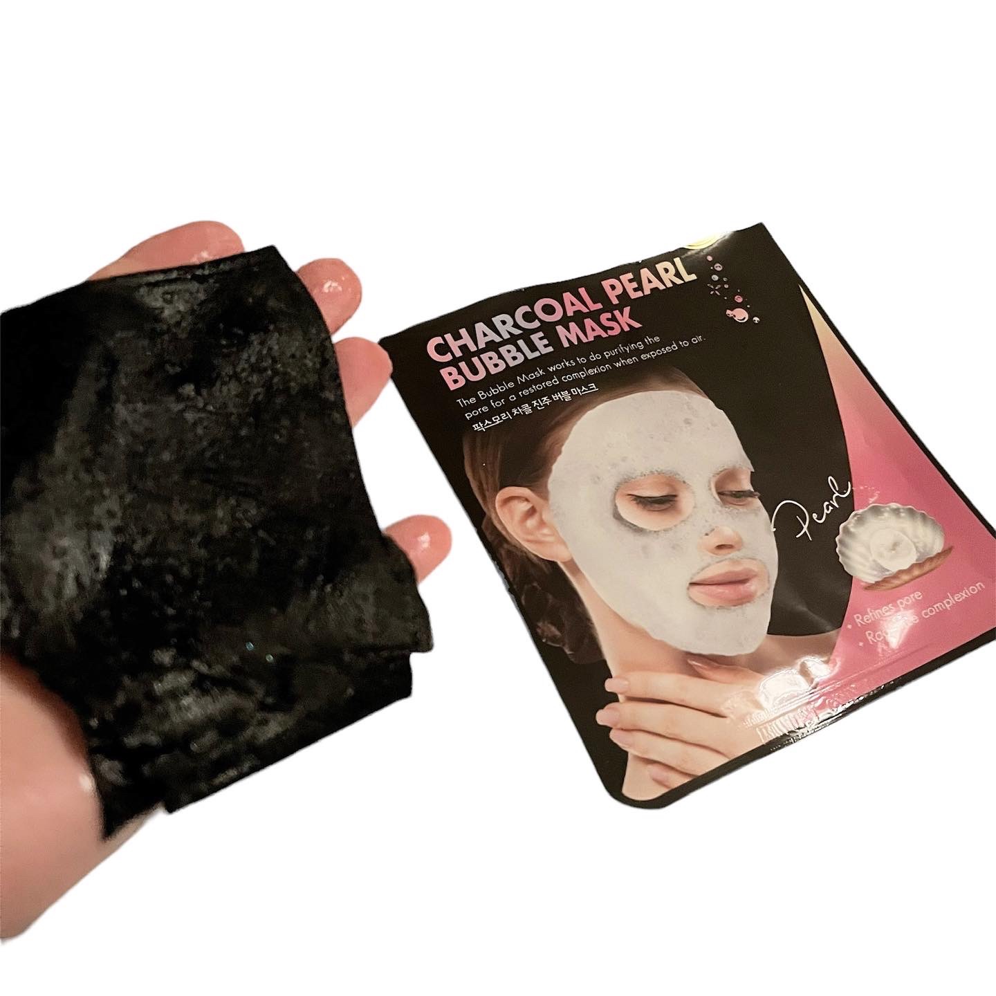 PAX MOLY バブルマスクのクチコミ「\\ PAX MOLY //

▫️バブルマスク クレンジングパック
　洗い流す保湿パック

.....」（2枚目）