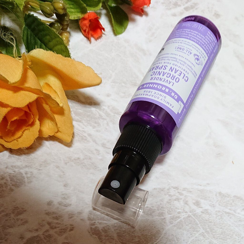 オーガニッククリーンスプレー ラベンダー/Dr. Bronner's Magic Soaps(海外)/その他を使ったクチコミ(3枚目)