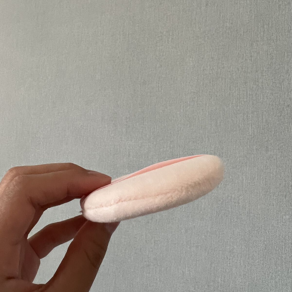 パウダーパフ１Ｐ（ベルト付）/DAISO/パフ・スポンジを使ったクチコミ（2枚目）