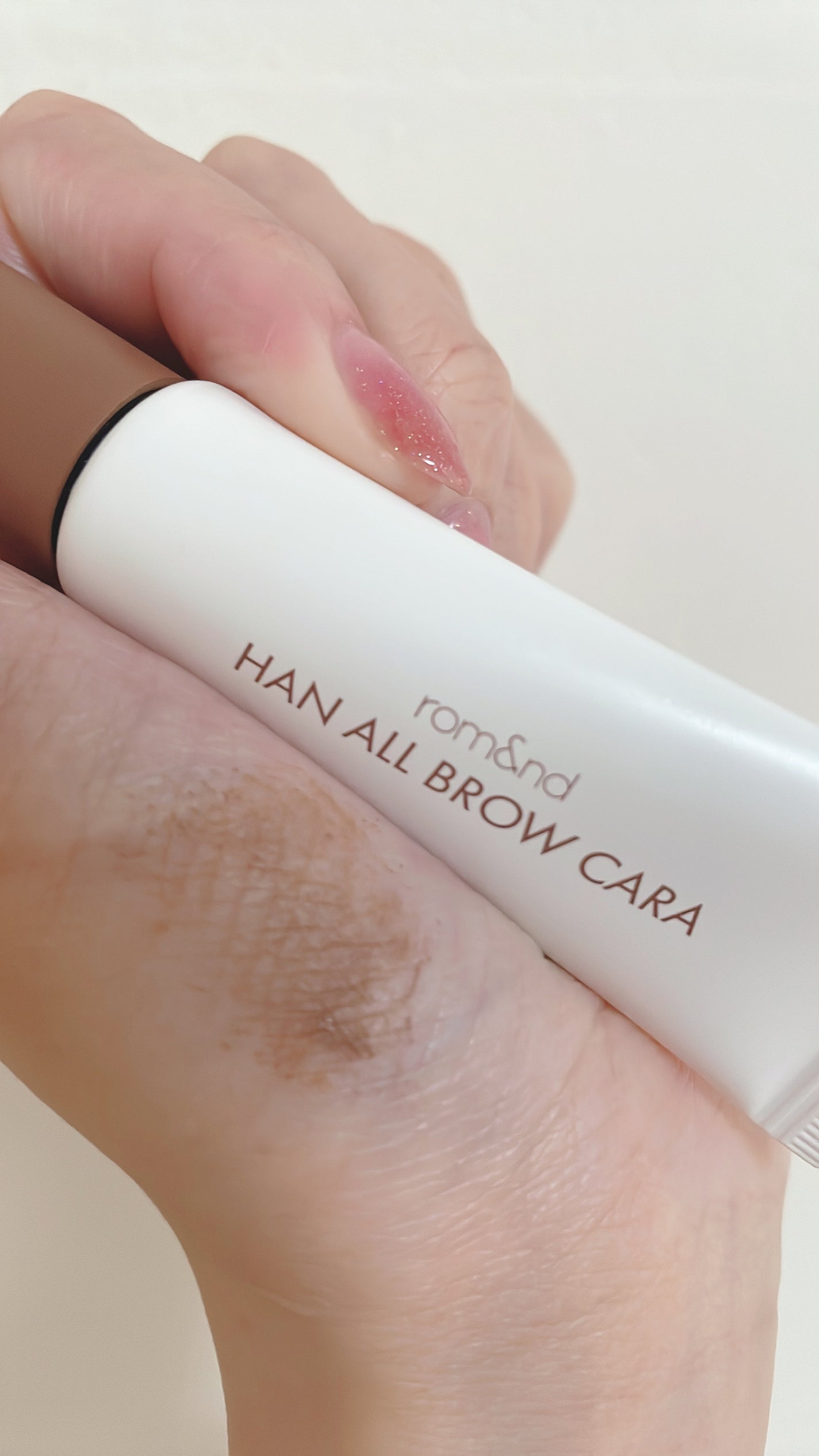ハンオールブロウカラ/rom&nd/眉マスカラを使ったクチコミ(2枚目)