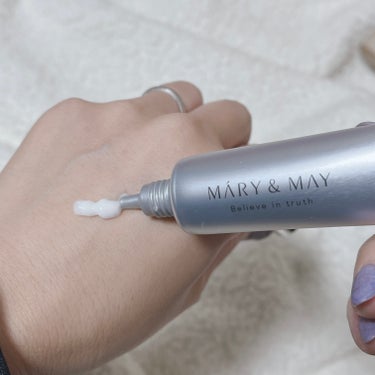 MARY&MAY トラネキサム酸＋グルタチオン アイクリームのクチコミ「\ 韓国のクリーンビューティーブランド/

MARY&MAY   #提供 

🖤トラネキサム酸.....」（2枚目）