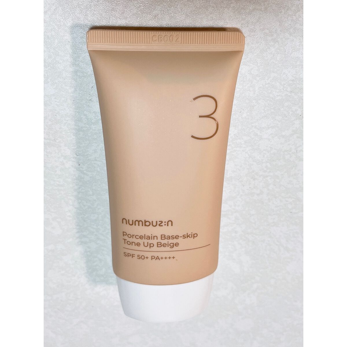 ☑︎ノーファンデ陶器肌トーンアップクリーム
　numbuzin

メガ割で買った物

毛穴は完全にカバーしきれないけど
ナチュラルでマスクにもつかないし良いです☺️
SPF50＋なの嬉しい！

#numbuzin
#メガ割り  