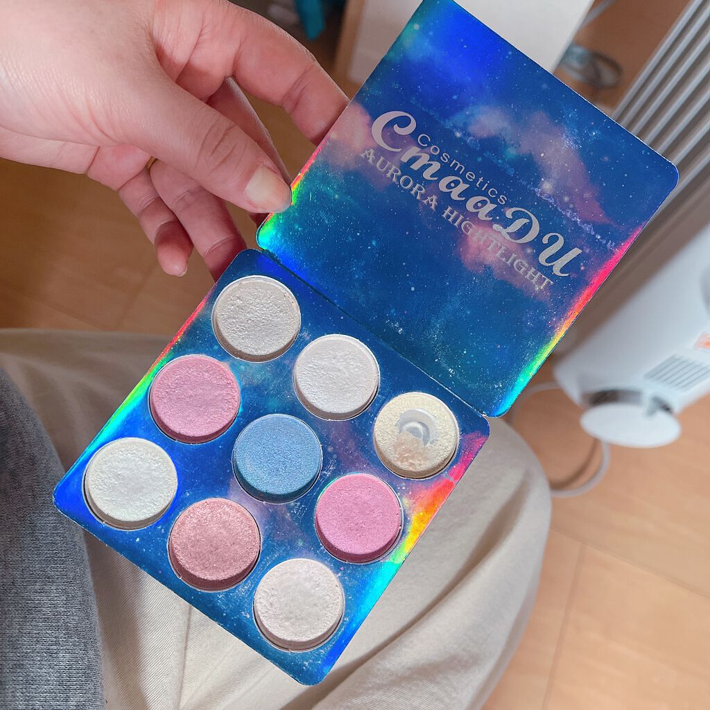 ハイライトパレット/Cmaa DU/パウダーハイライトを使ったクチコミ（2枚目）