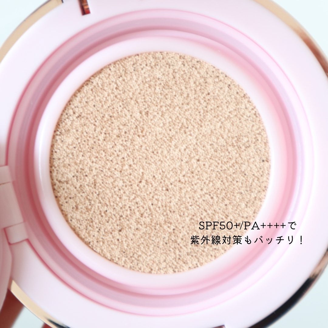 ピンクティーツリーカバークッション/APLIN/クッションファンデーションを使ったクチコミ(4枚目)