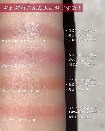 ピュア チーク カラー/heme/パウダーチークを使ったクチコミ(5枚目)