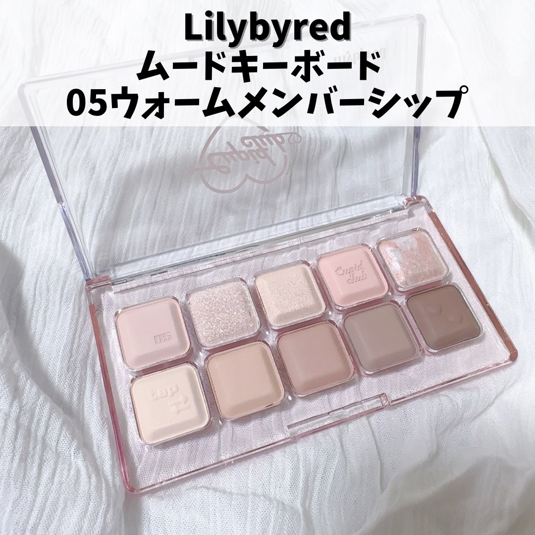 ムードキーボード 05 ウォームメンバーシップ(Warm Membership)/lilybyred/アイシャドウパレットを使ったクチコミ（2枚目）