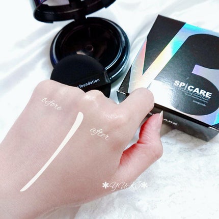 V3 エキサイティングファンデーション/SPICARE/クッションファンデーションを使ったクチコミ(8枚目)