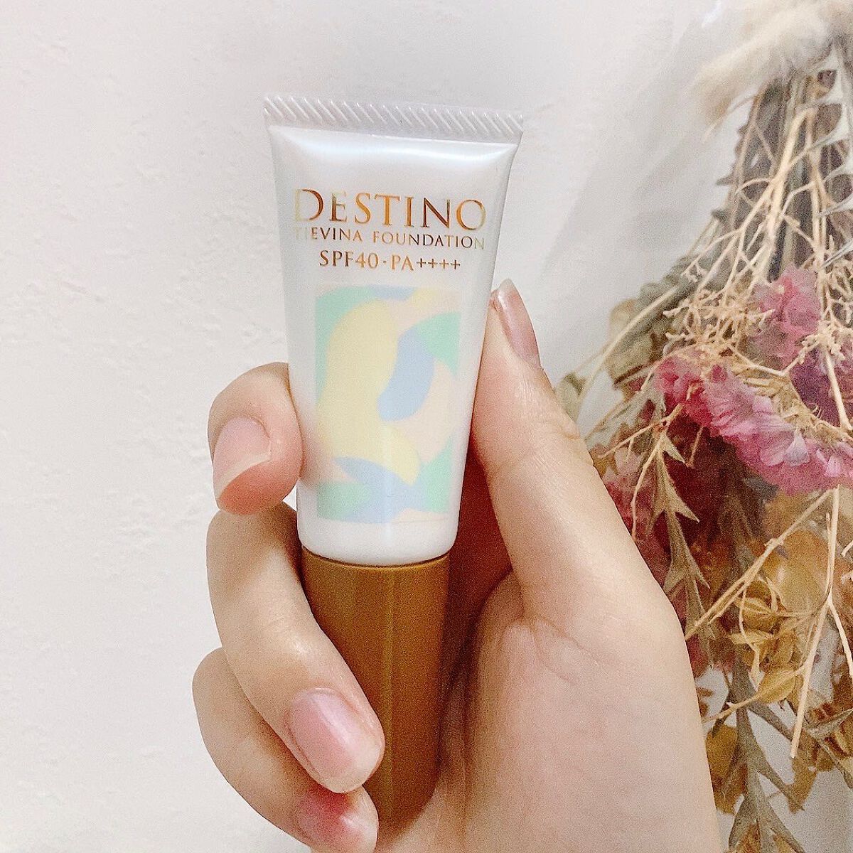 ティエヴィナファンデーション/DESTINO/パウダーファンデーションを使ったクチコミ(1枚目)