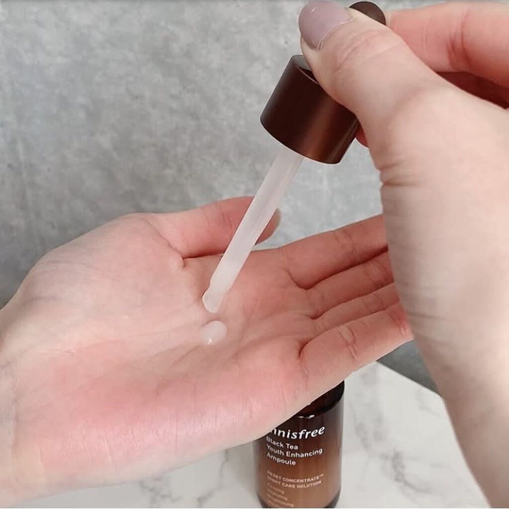 ブラックティー ユース セラム/innisfree/美容液を使ったクチコミ（2枚目）