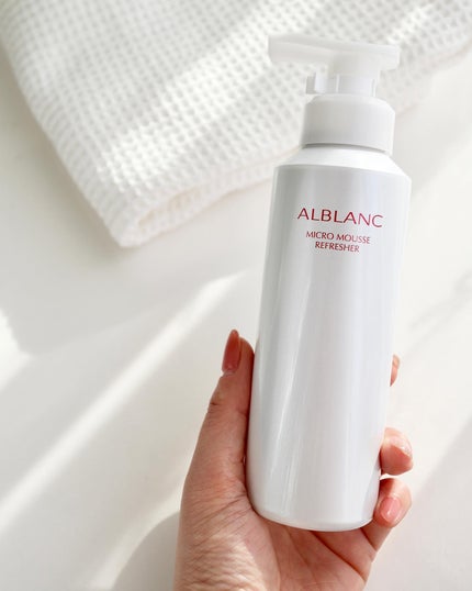 マイクロムース リフレッシャー/ALBLANC/泡洗顔を使ったクチコミ(2枚目)