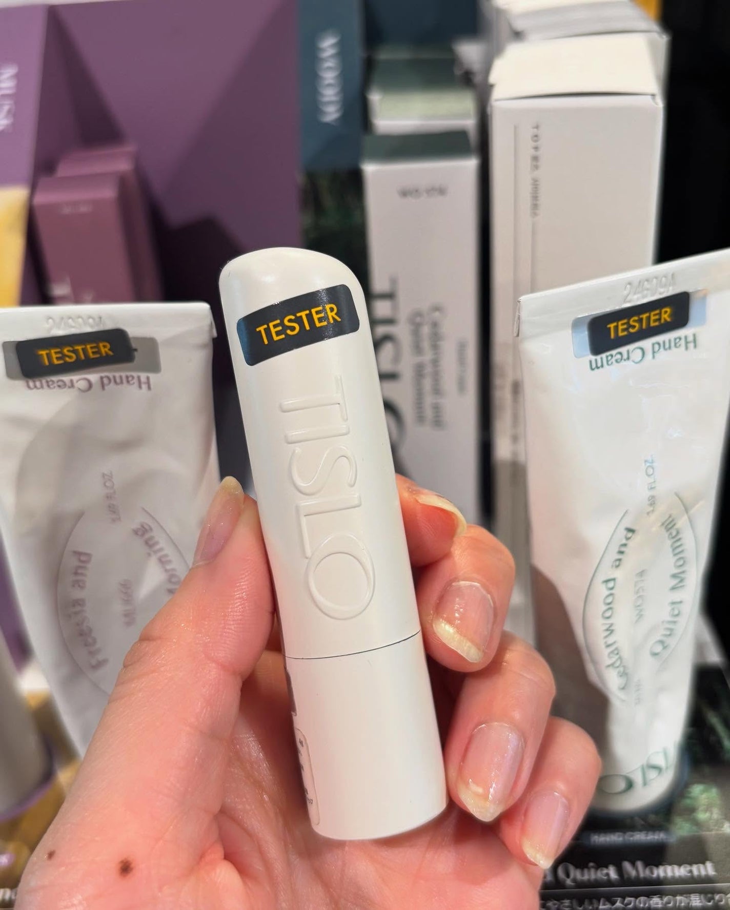 Cedarwood and Quiet Moment/Perfume Stick/TISLO/練り香水を使ったクチコミ(4枚目)