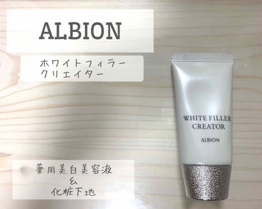 アルビオン ホワイトフィラー クリエイター/ALBION/化粧下地を使ったクチコミ（1枚目）