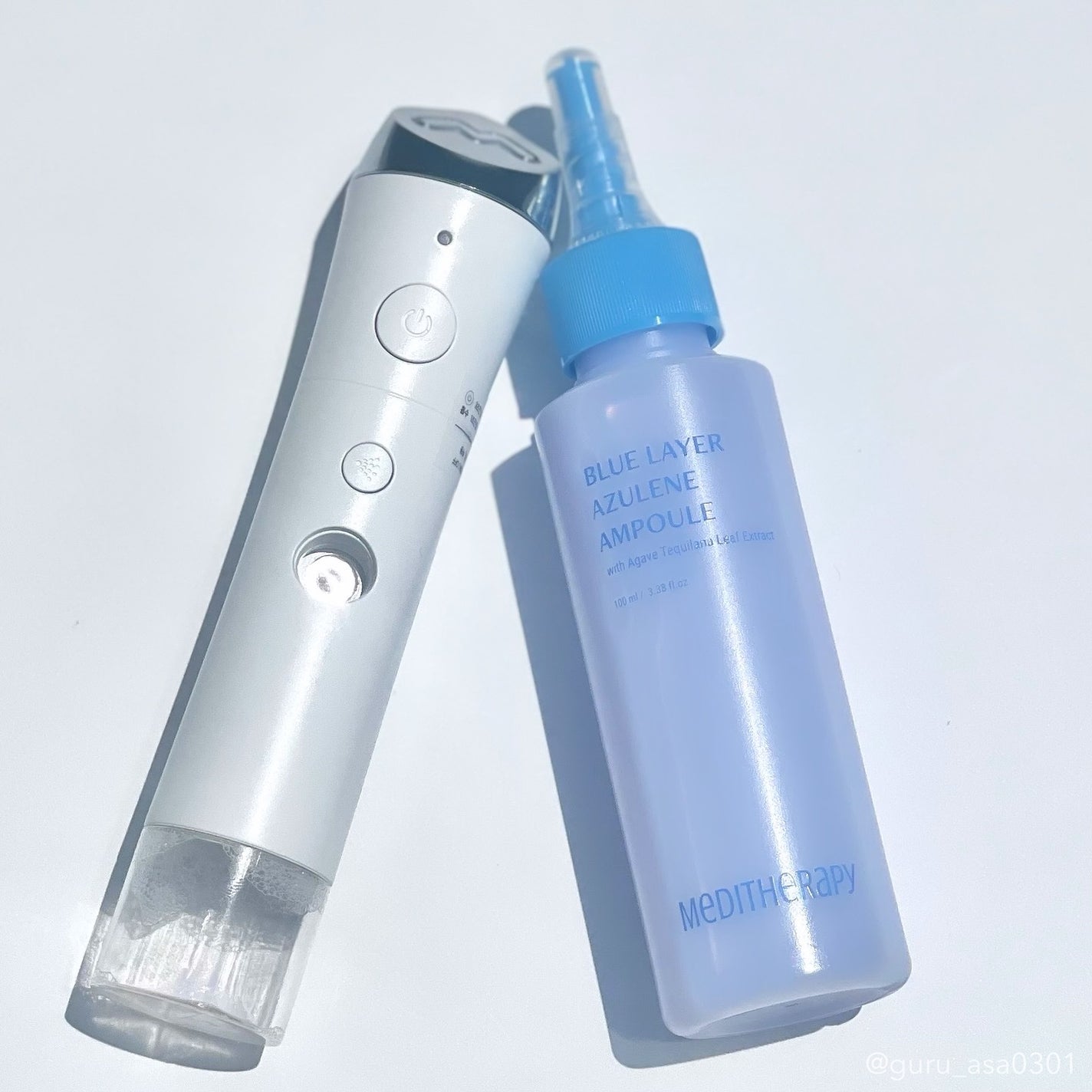 ブルーレイヤーミストアンプルジェット美顔器/MEDITHERAPY/美顔器・マッサージを使ったクチコミ(1枚目)