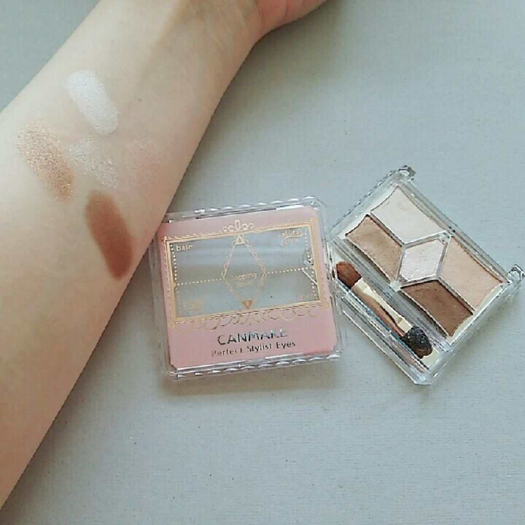 【旧品】パーフェクトスタイリストアイズ/キャンメイク/アイシャドウパレットを使ったクチコミ(1枚目)