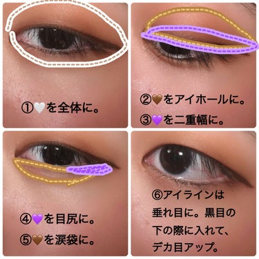 UR GLAM　BLOOMING EYE COLOR PALETTE/U R GLAM/アイシャドウパレットを使ったクチコミ（3枚目）