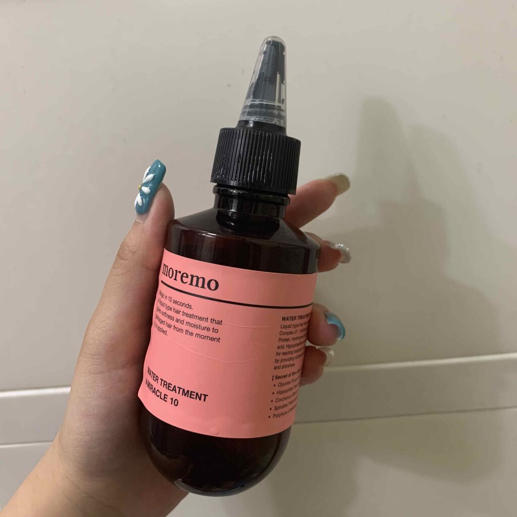 ウォータートリートメントミラクル10/moremo/洗い流すヘアトリートメントを使ったクチコミ（1枚目）