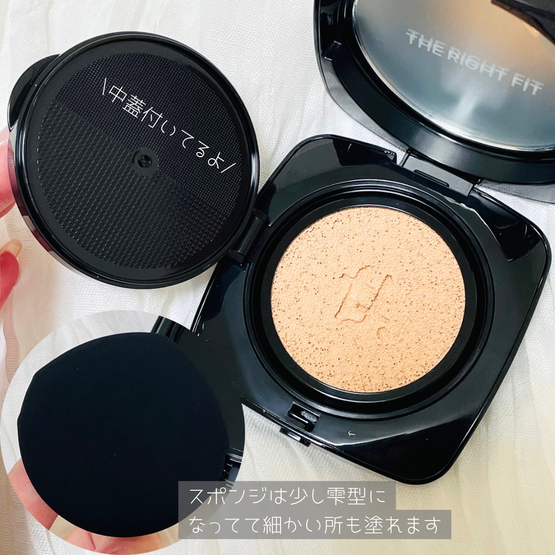 レイヤリングフィット グロークッションEX/TFIT/クッションファンデーションを使ったクチコミ（3枚目）