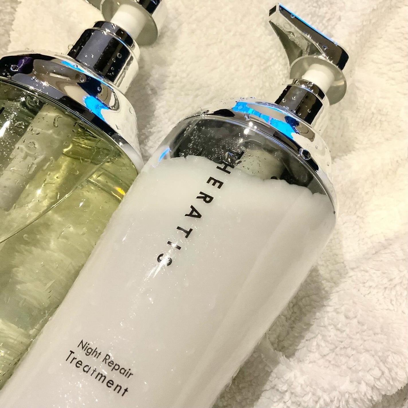 ナイトリペア シャンプー/ヘアトリートメント/THERATIS/シャンプー・コンディショナーを使ったクチコミ(3枚目)