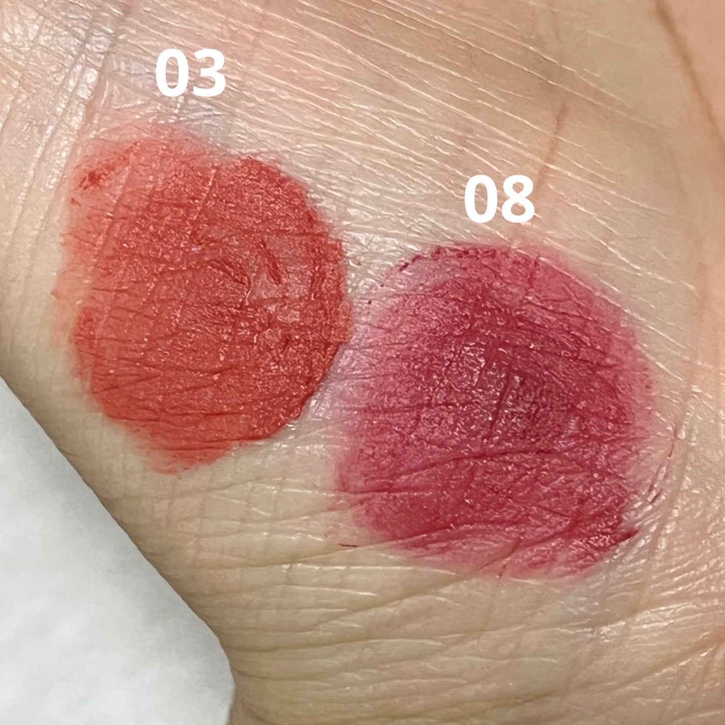 ベルベットブラーリングフィグシングティント/wakemake/リップティントを使ったクチコミ(2枚目)