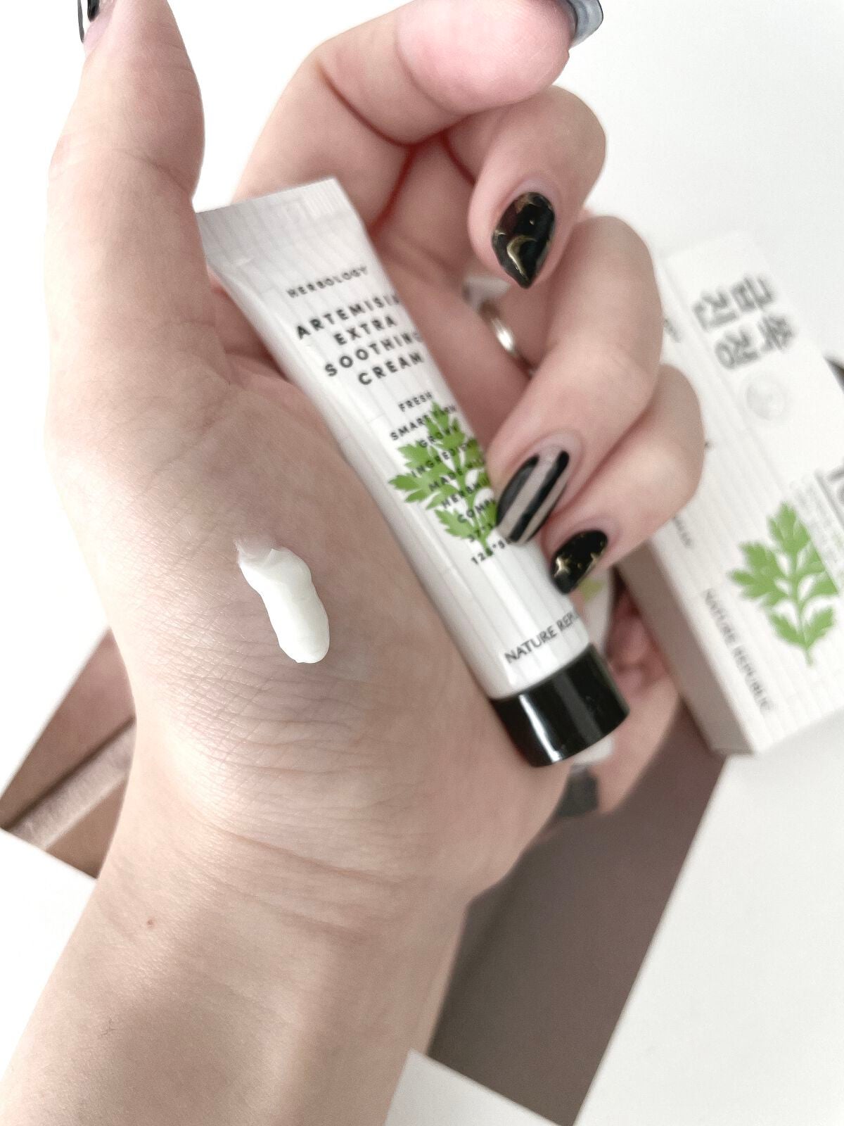 ハーブオロジーアルテミシアスージングクリーム/ネイチャーリパブリック/フェイスクリームを使ったクチコミ(4枚目)