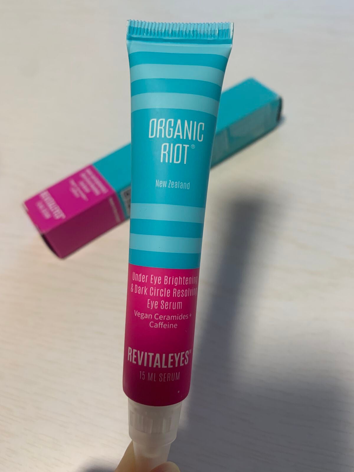 リバイタルアイズ アンダーアイセラム/ORGANIC RIOT/アイケア・アイクリームを使ったクチコミ(1枚目)