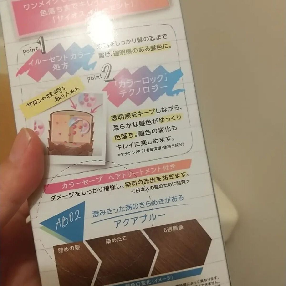 イルーセント ミルキーヘアカラー/サイオス/ヘアカラーを使ったクチコミ(2枚目)