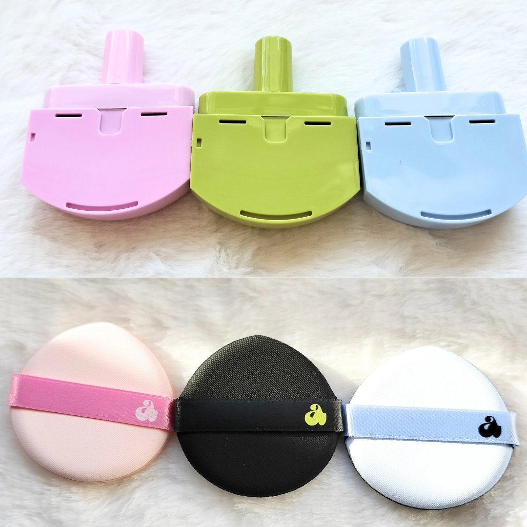 サテンウエアヘルシーグリーンクッション/unleashia/クッションファンデーションを使ったクチコミ（3枚目）