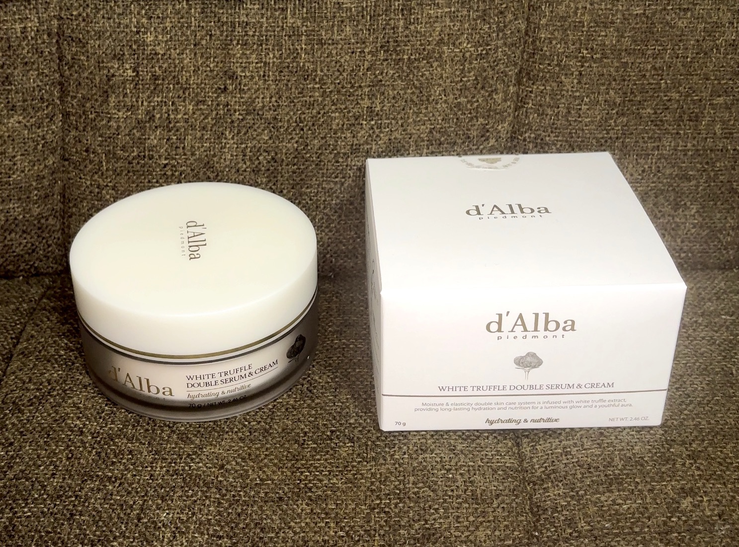 ホワイトトリュフダブルセラムアンドクリーム/ダルバ/フェイスクリームを使ったクチコミ（1枚目）
