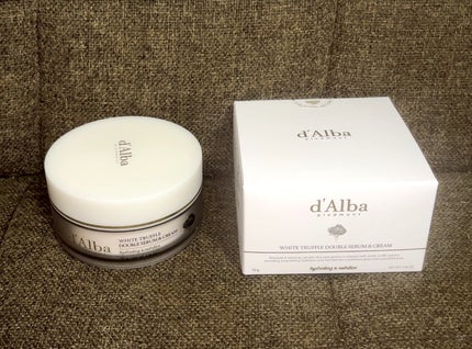 ホワイトトリュフダブルセラムアンドクリーム/ダルバ/フェイスクリームを使ったクチコミ(1枚目)