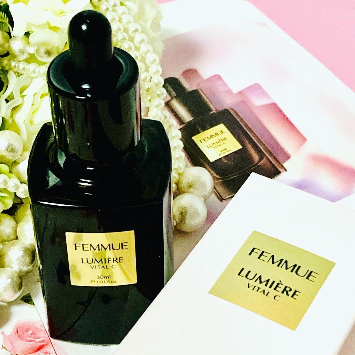 ルミエール ヴァイタルC/FEMMUE/ブースター・導入液を使ったクチコミ(2枚目)