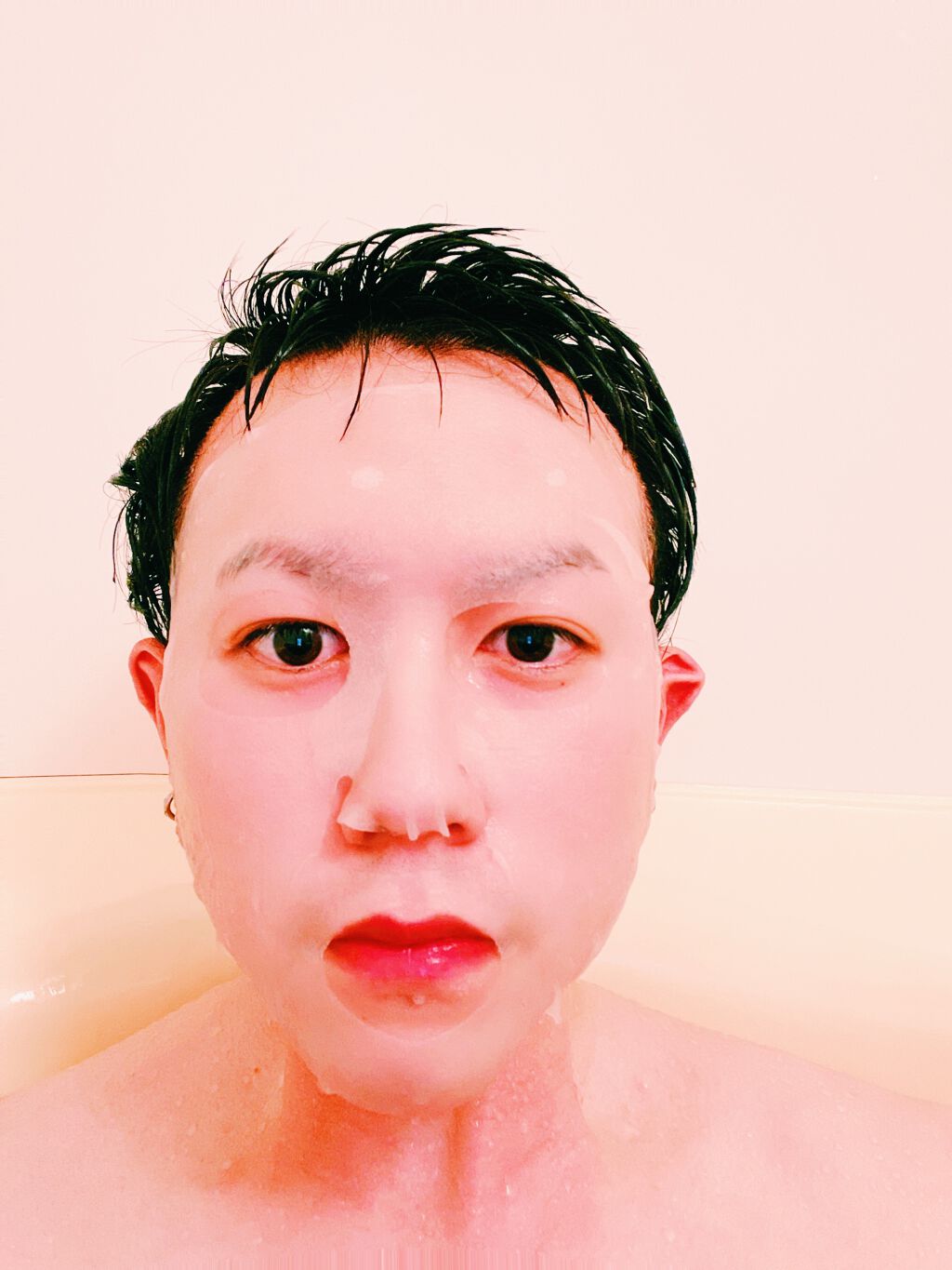 ピンクティーツリーマスクパック/APLIN/シートマスク・パックを使ったクチコミ(4枚目)