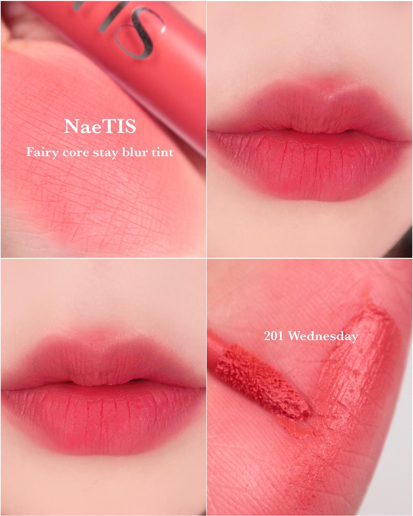 フェアリーコアステイブラーベルベットティント/NaeTIS/リップティントを使ったクチコミ（3枚目）