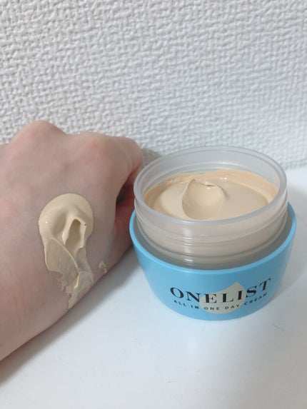 ワンリスト オールインワン デイクリーム/ナリスアップ/オールインワン化粧品を使ったクチコミ(2枚目)
