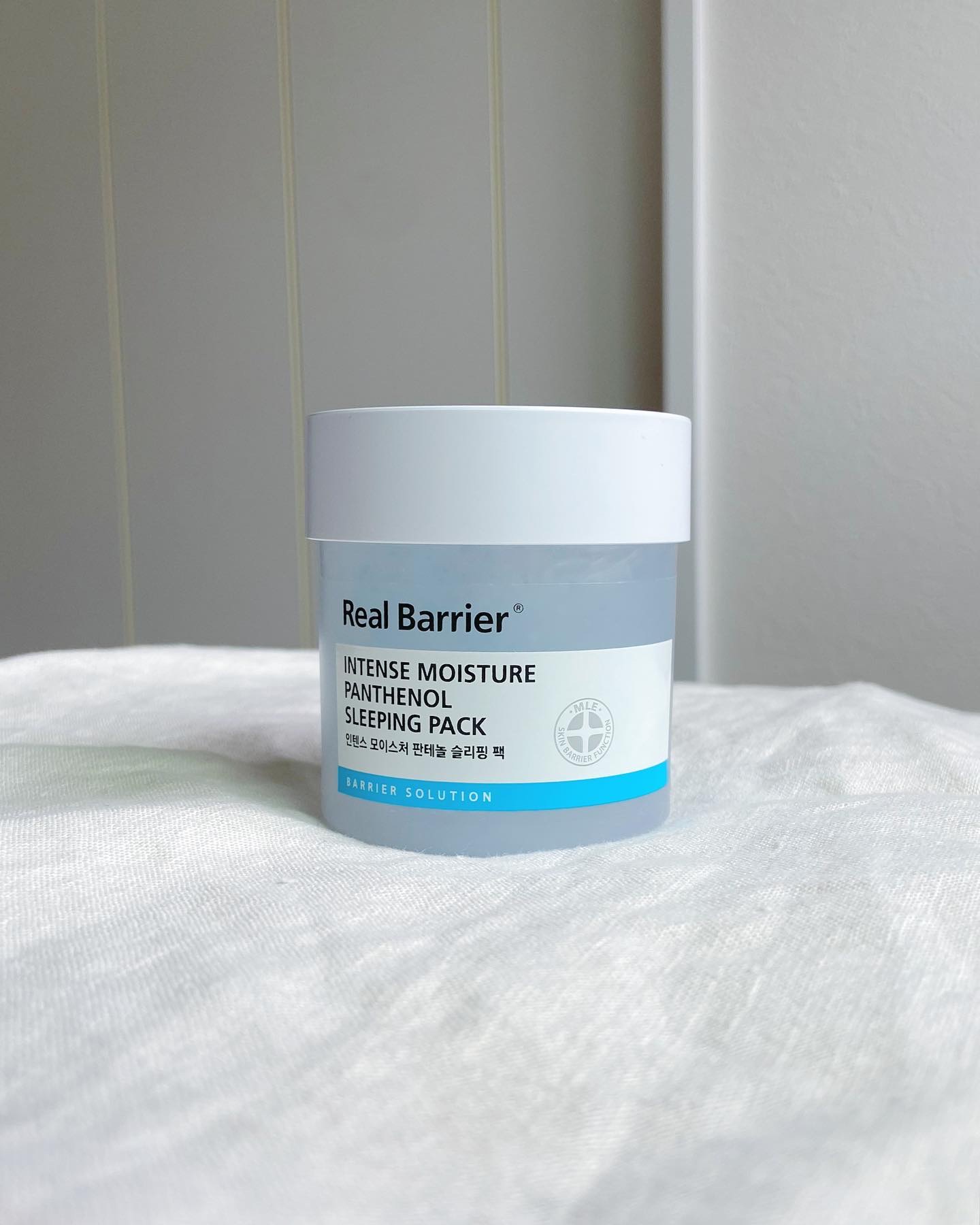 インテンスモイスチャーパンテノールスリーピングパック/Real Barrier/シートマスク・パックを使ったクチコミ（1枚目）