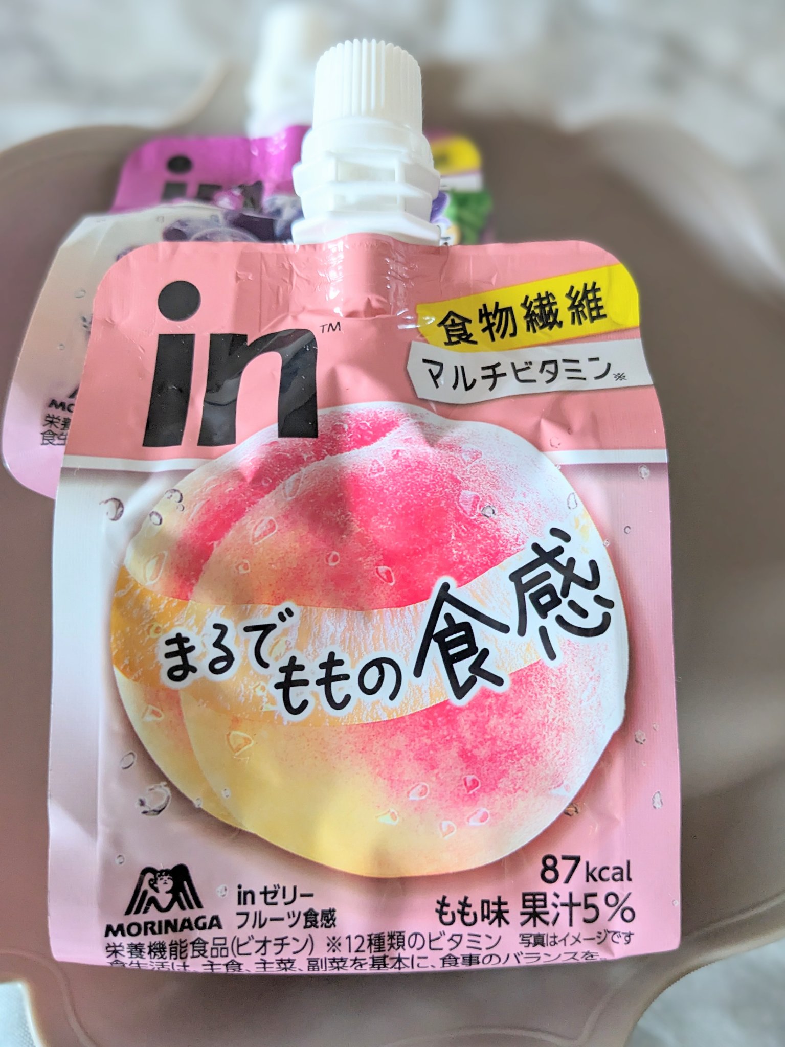 inゼリー フルーツ食感/森永製菓/ゼリー飲料を使ったクチコミ（2枚目）