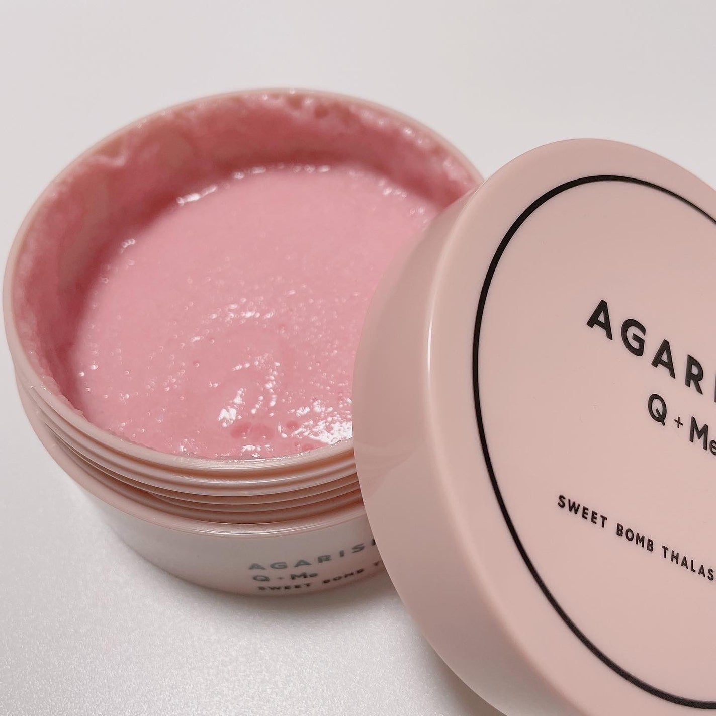 Q+Me スウィート ボム タラソ スクラブ/AGARISM/バスト・ヒップケアを使ったクチコミ(2枚目)