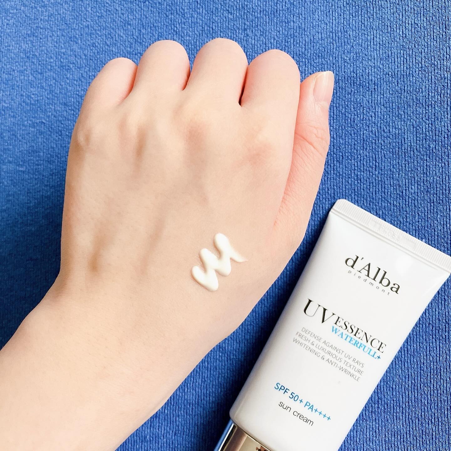 ダルバ ウォータフル エッセンス サンクリーム/ダルバ/日焼け止めクリームを使ったクチコミ（3枚目）