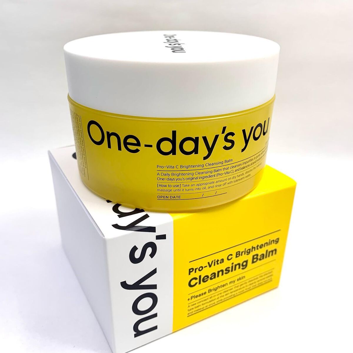 プロビタC ブライトニングクレンジングバーム/One-day's you/クレンジングバームを使ったクチコミ（1枚目）