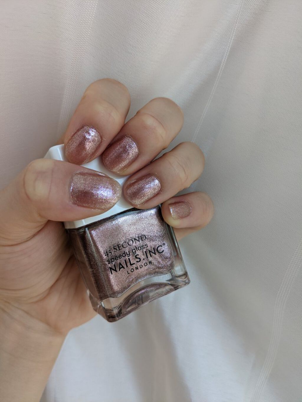 ４５ セカンド トップコート/nails inc./ネイルトップコートを使ったクチコミ（2枚目）