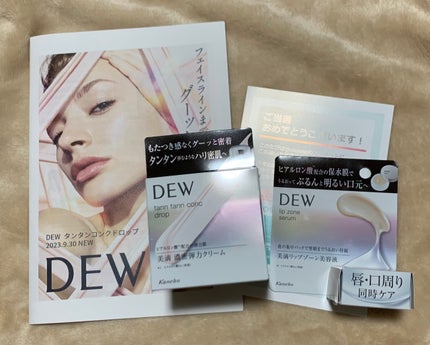 リップゾーンセラム/DEW/リップマスクを使ったクチコミ(1枚目)