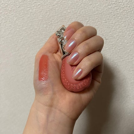 ジルスチュアート ブルームドロップ リップ&チーク シフォン 05 bare heart/JILL STUART/リキッドチークを使ったクチコミ(2枚目)