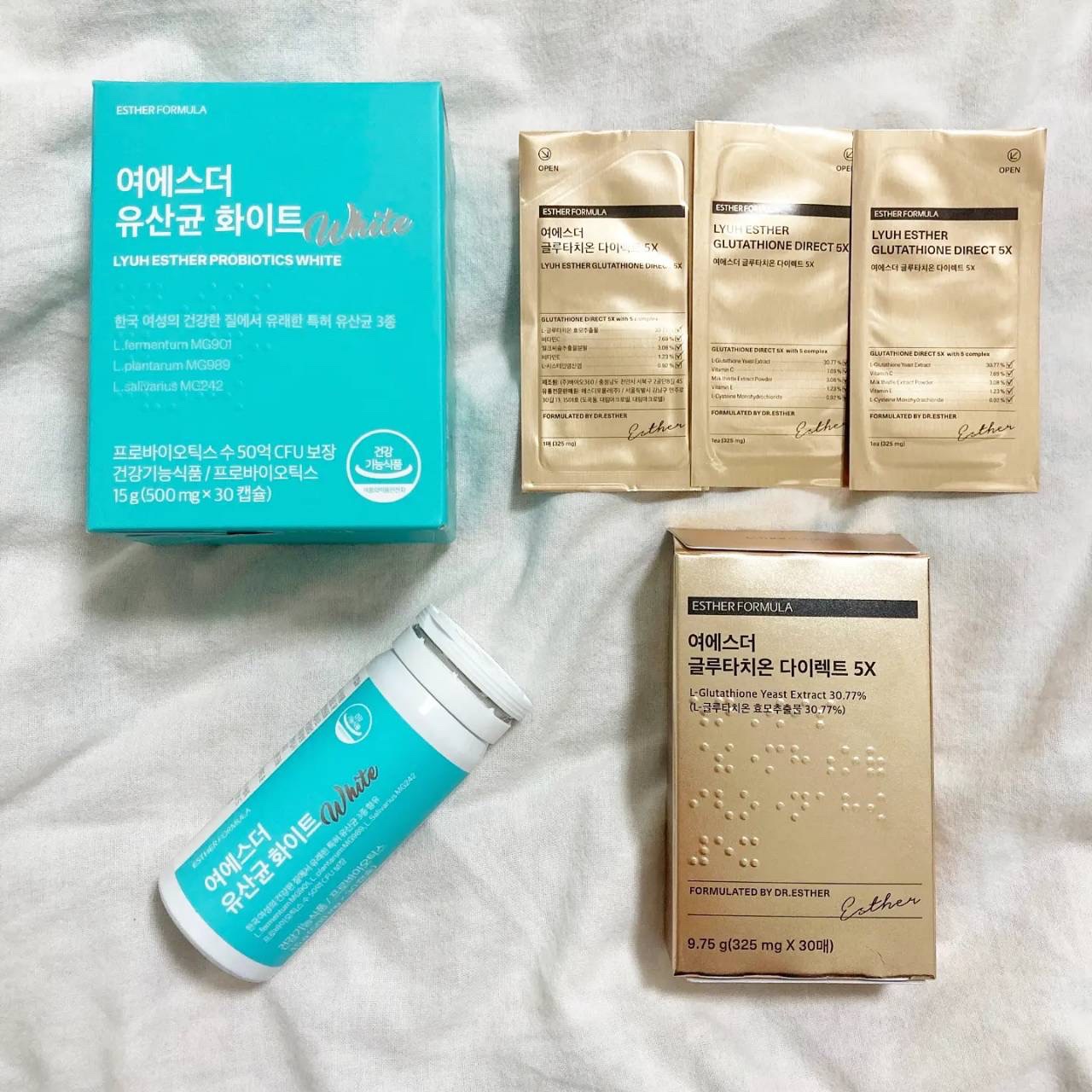 ヨエスターグルタチオンダイレクト５X/ESTHER FORMULA/美容サプリメントを使ったクチコミ（1枚目）