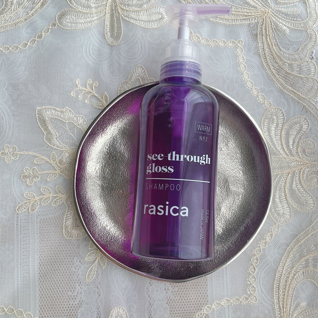 シースルーグロスシャンプー/トリートメント/rasica/市販シャンプーを使ったクチコミ(1枚目)