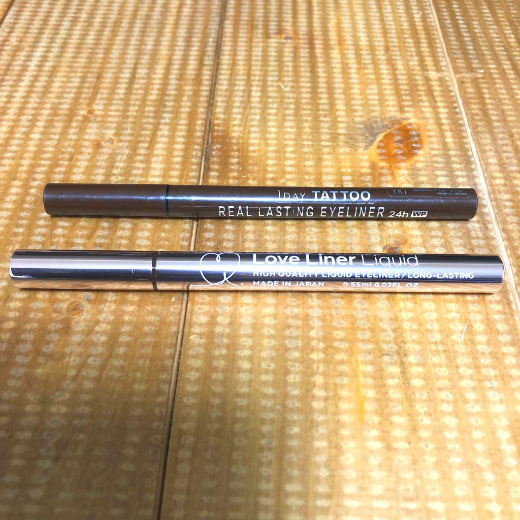 リアルラスティングアイライナー24hWP/K-パレット/リキッドアイライナーを使ったクチコミ(1枚目)